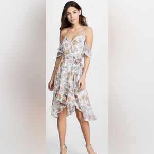 NWT J.O.A. Floral Cold Shoulder Dress